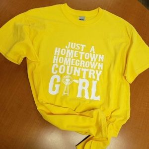 Brand new custom hometown girl unisex T-shirt